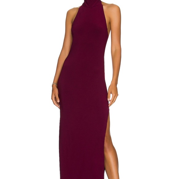 Turtle Halter Side Slit in plum - Picture 2 of 4